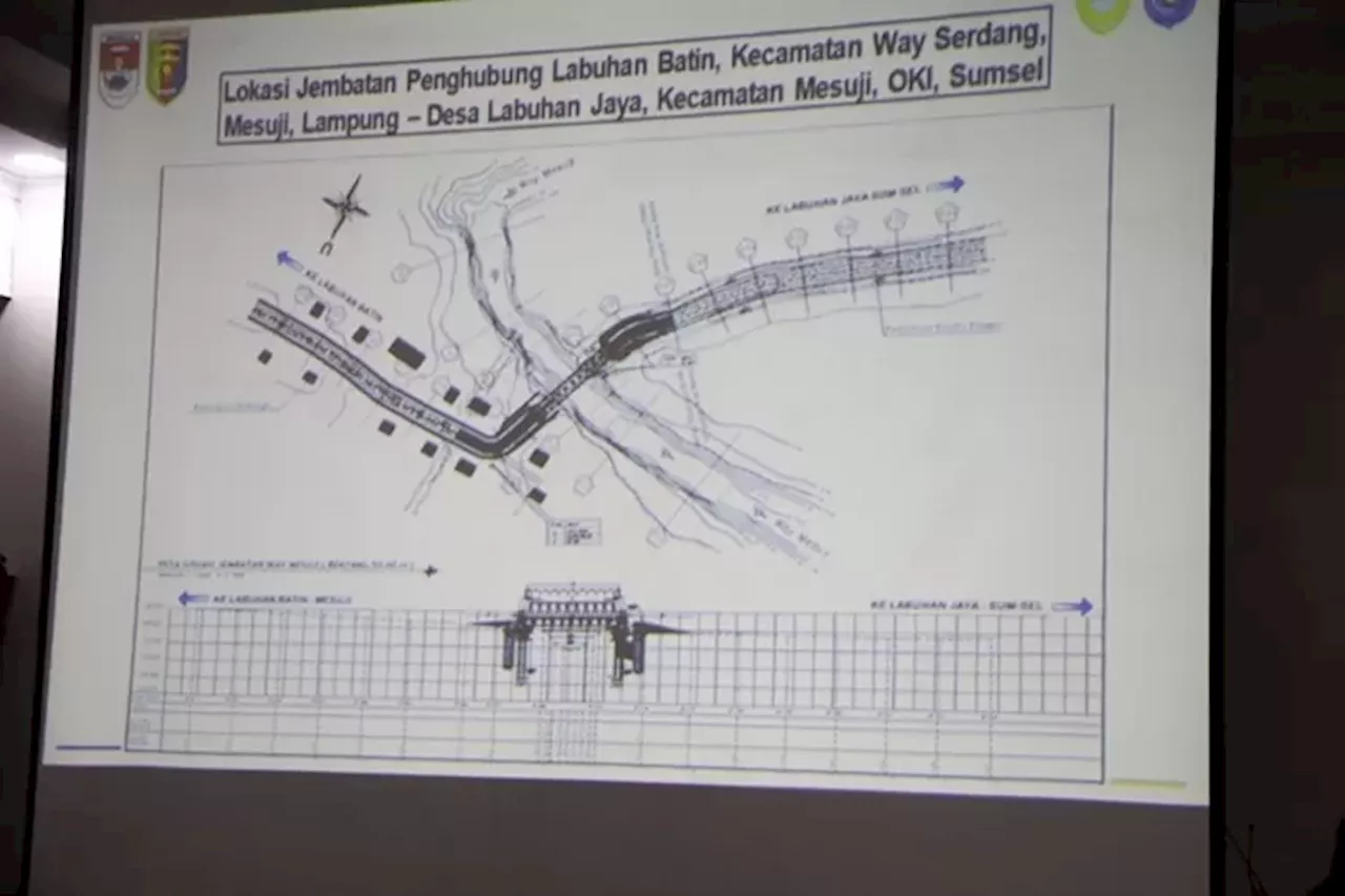Dua Jembatan Dibangun, Penghubung Kabupaten Mesuji Lampung dan Kabupaten OKI Sumsel