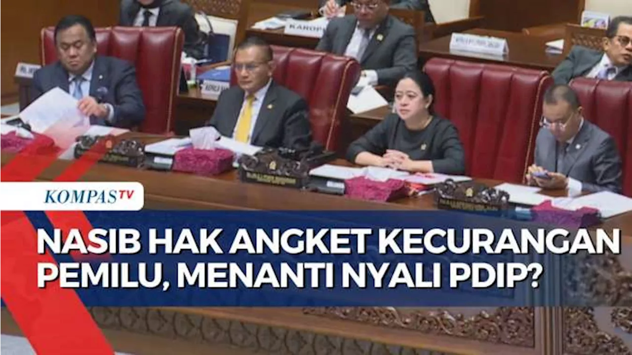 Puan Sebut Belum Ada Pengajuan Hak Angket Kecurangan Pemilu ke DPR, Gambaran Nyali Gamang PDIP?