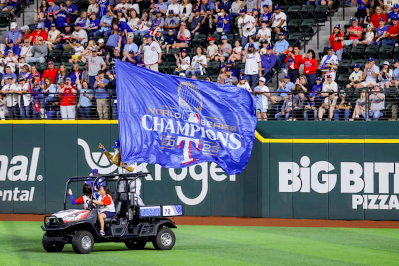 The Texas Rangers’ World Series rings are a sight to behold