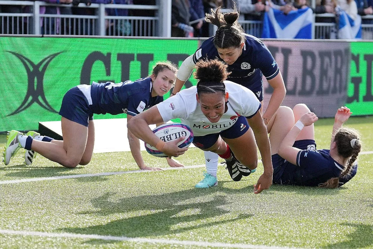 Tournoi des six nations féminin: les Bleues se font très peur en Ecosse