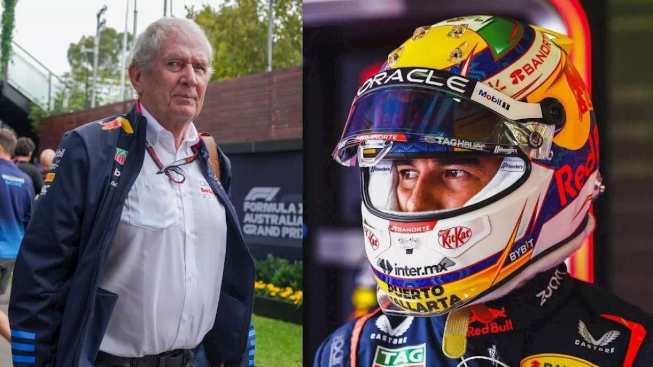 Checo Pérez recibe inesperados elogios de Helmut Marko y su futuro en Red Bull es esperanzador