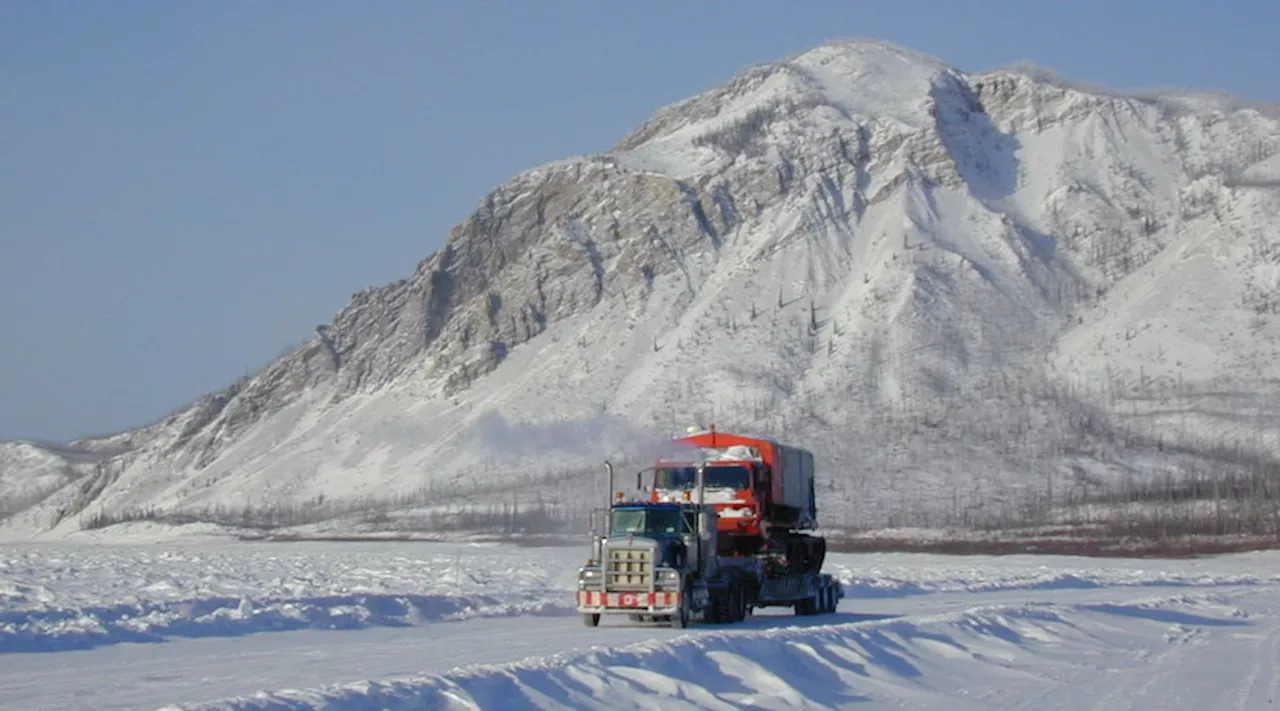 Canada’s mild winter disrupts key ice road to remote Arctic diamond mines