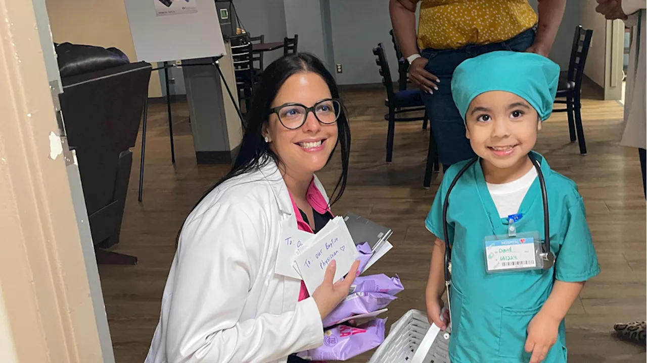 3-year-old 'Dr. David' celebrates National Doctors Day at Baptist Medical Center