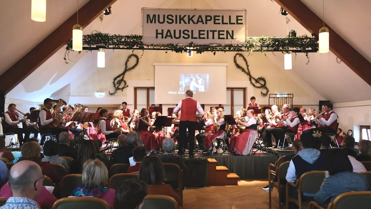 Hausleiten: Musikkapelle punktet mit Hits aus bekannten Musicals