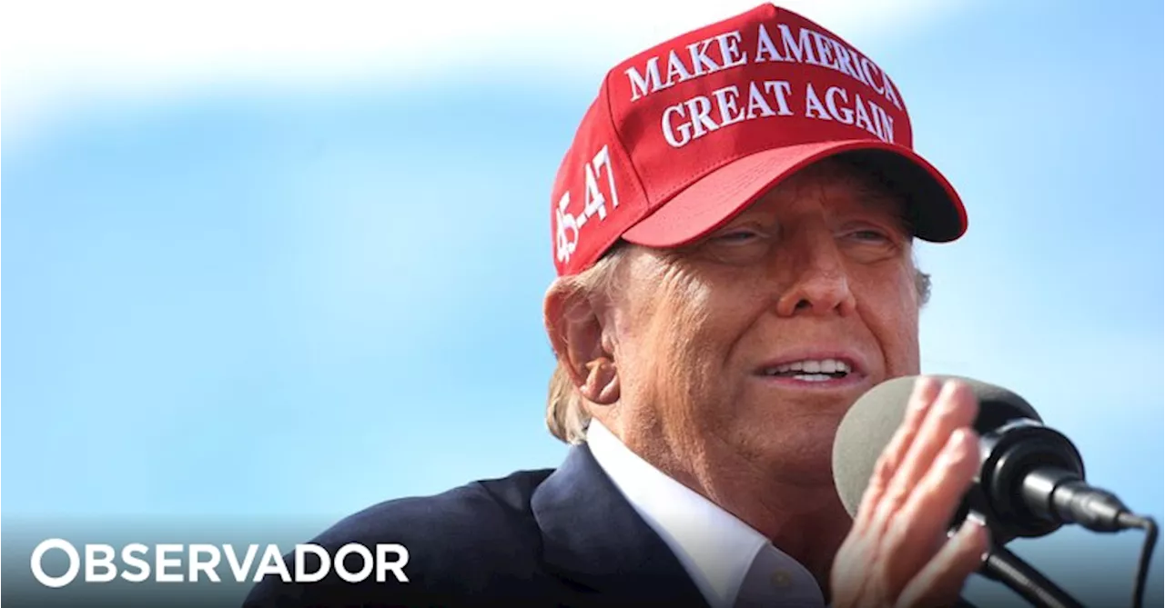 Donald Trump partilha imagem de Joe Biden de mãos e pés atados