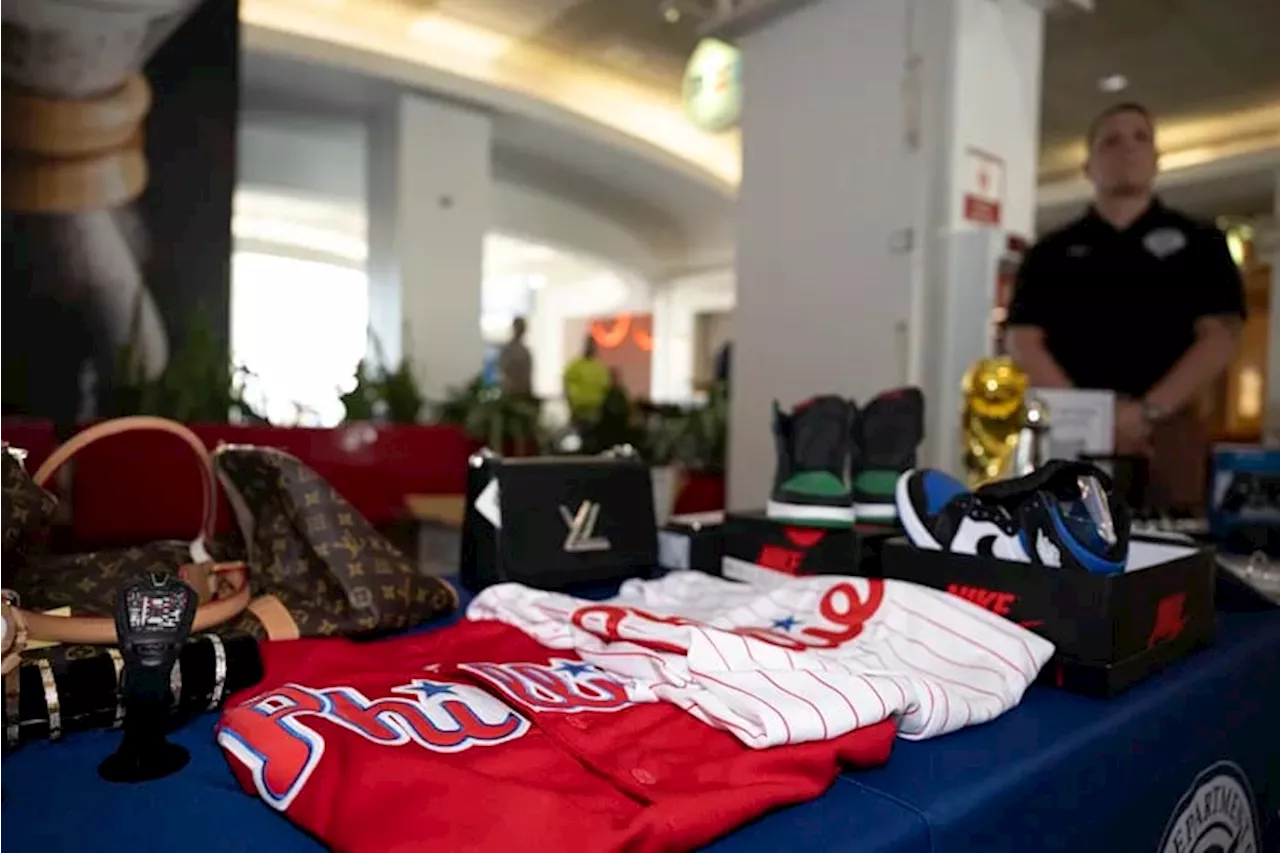 Condoms, Phillies jerseys, and Botox are among counterfeit goods recently seized in Philadelphia