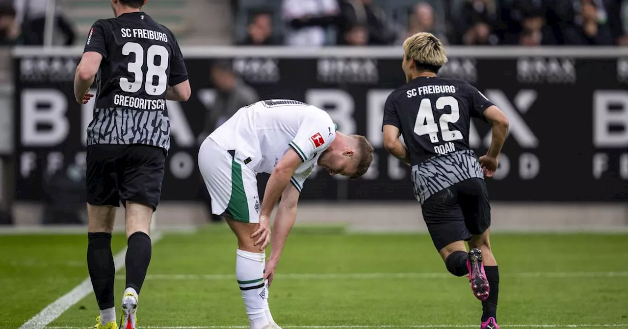 Borussia Mönchengladbach ergibt sich beim 0:3 gegen den SC Freiburg​