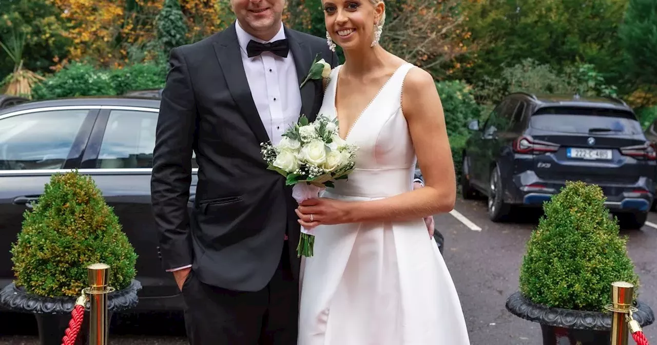 Bride looks beautiful on her wedding day in Cork despite having a black eye