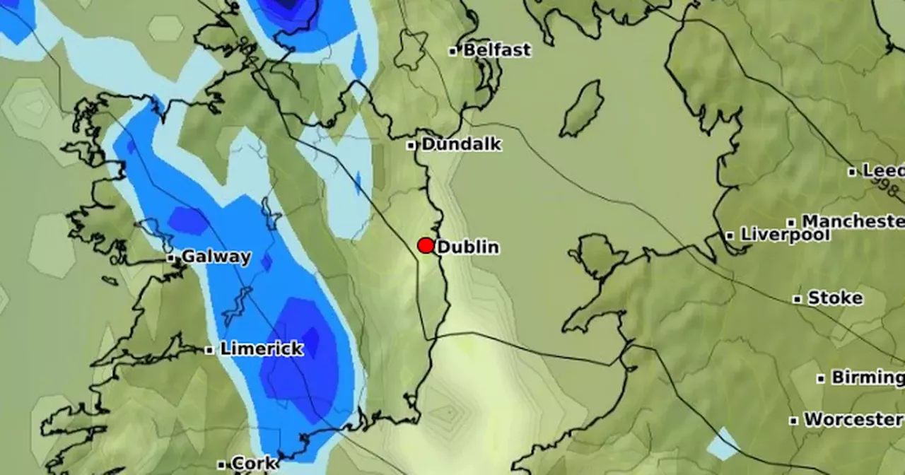 Met Eireann weather maps pinpoint two areas that won't get rain on Easter