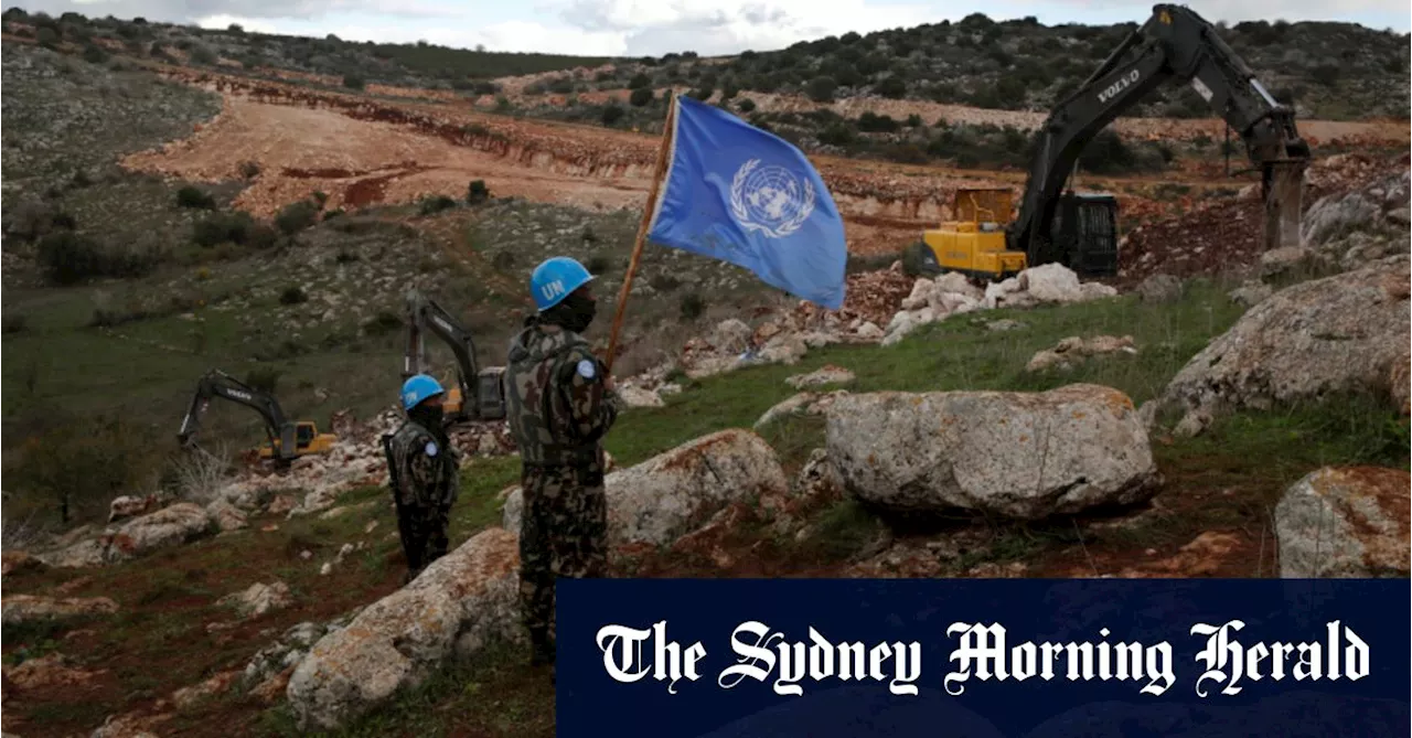 Australian among peacekeepers wounded by shell in Lebanon, UN says