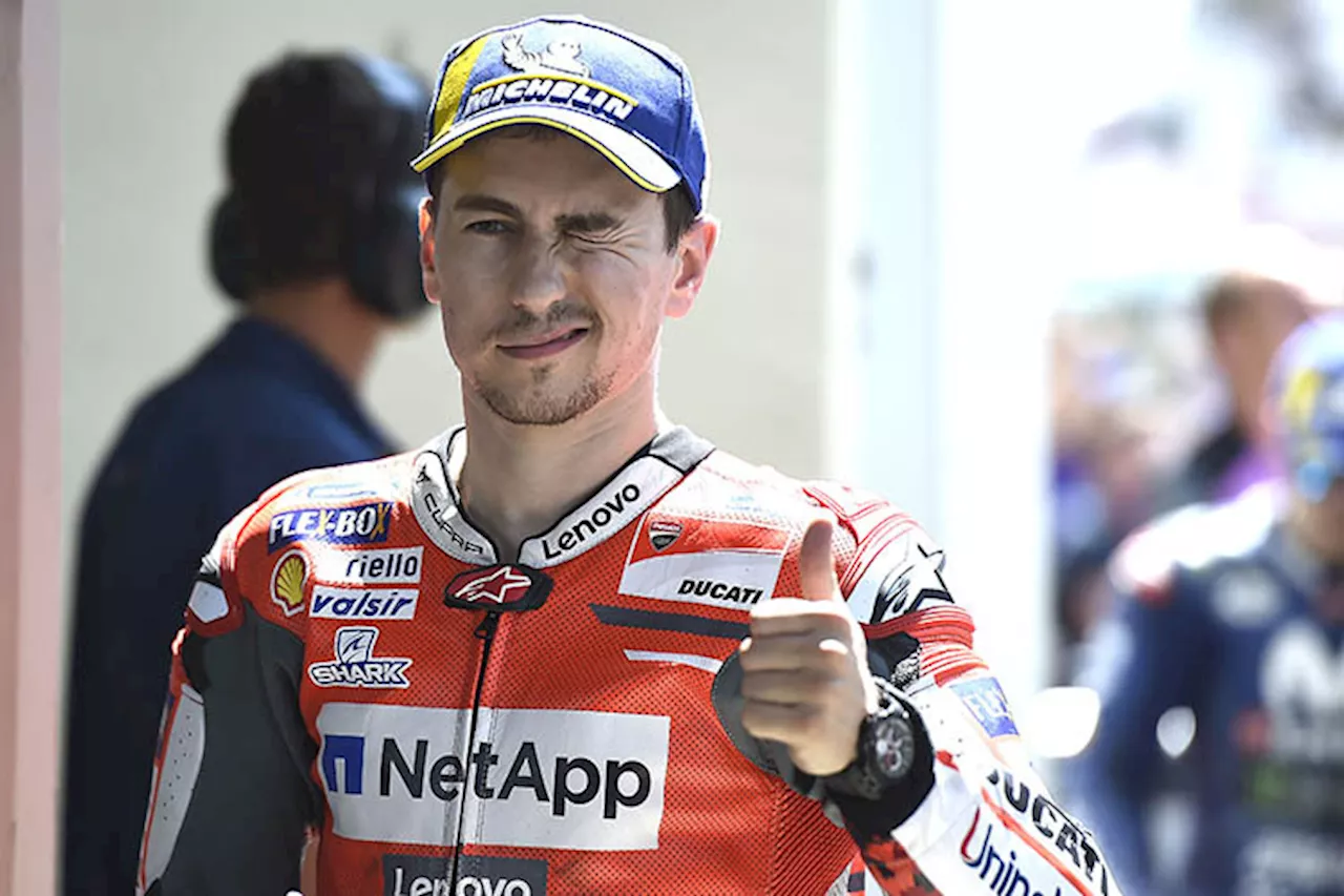 Jorge Lorenzo: «Wir sehen einen anderen Jorge»