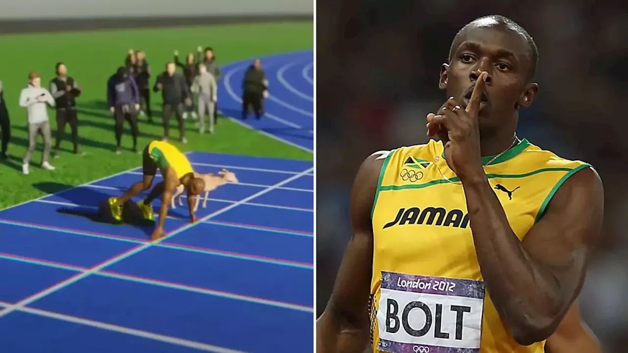 Incredible simulation shows the speed difference between Usain Bolt and the world's fastest dog