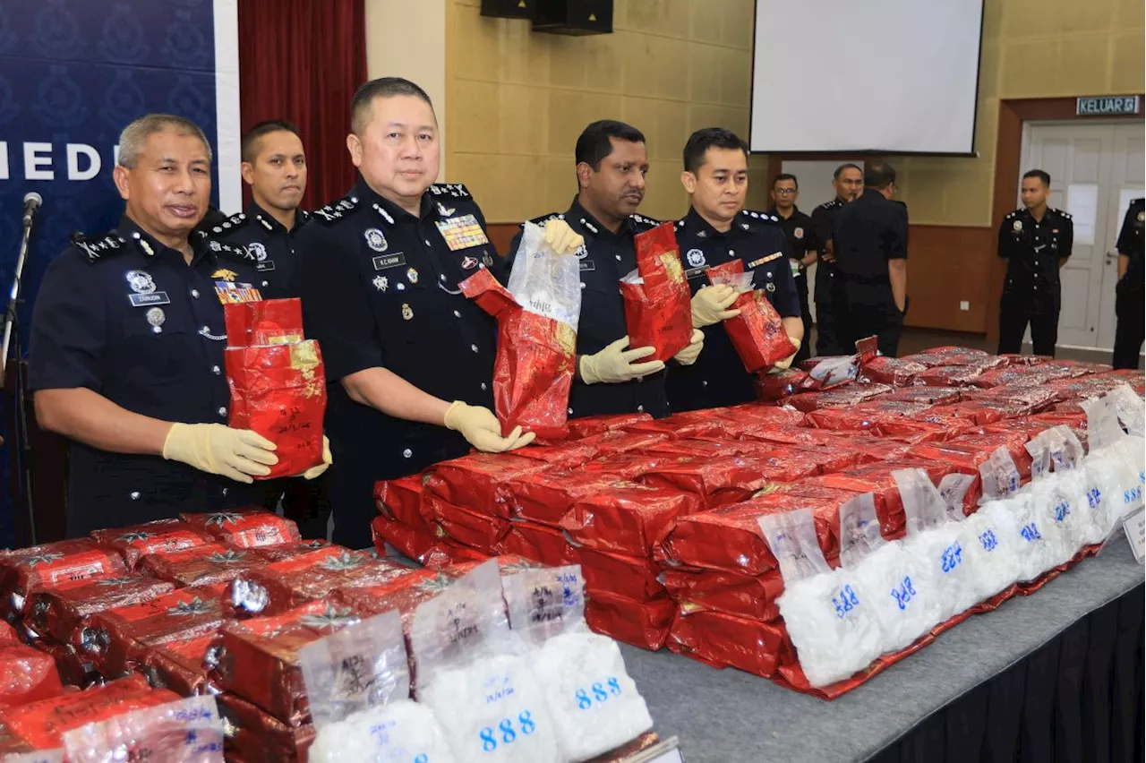 Four nabbed over alleged smuggling of drugs worth RM10.3mil in Selangor