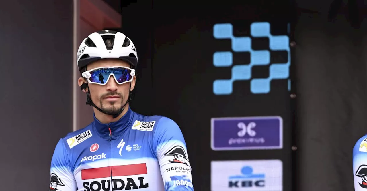 « Je m’en fous en fait » : Julian Alaphilippe revient sur les critiques virulentes de Patrick Lefevere
