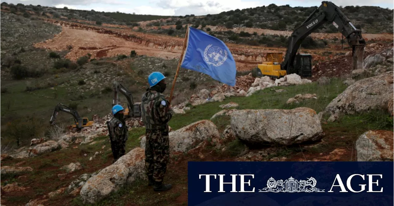 Australian among peacekeepers wounded by shell in Lebanon, UN says