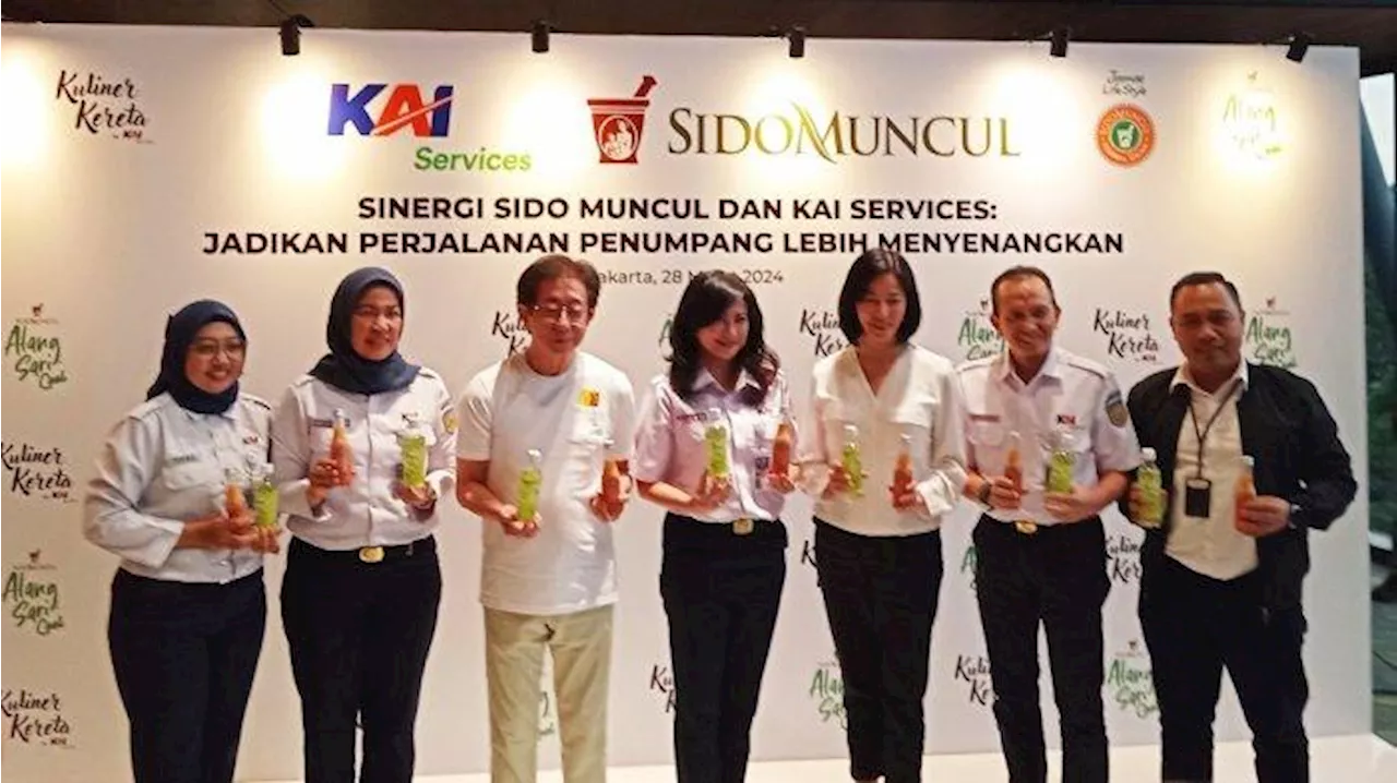 Siap Temani Perjalanan, Perusahaan Ini Hadirkan Minuman Herbal Siap Minum bagi Penumpang Kereta Api