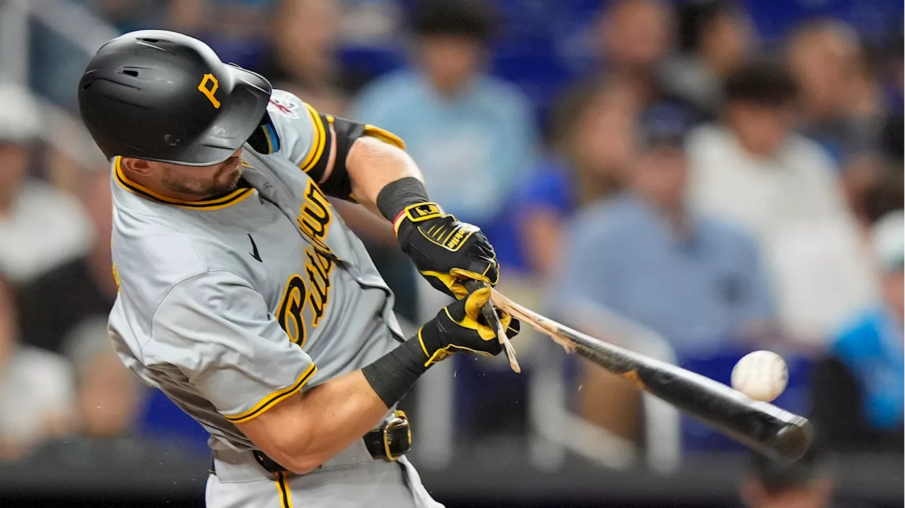 Hayes hits single and RBI double, Pirates pitching remains sharp in win over Marlins