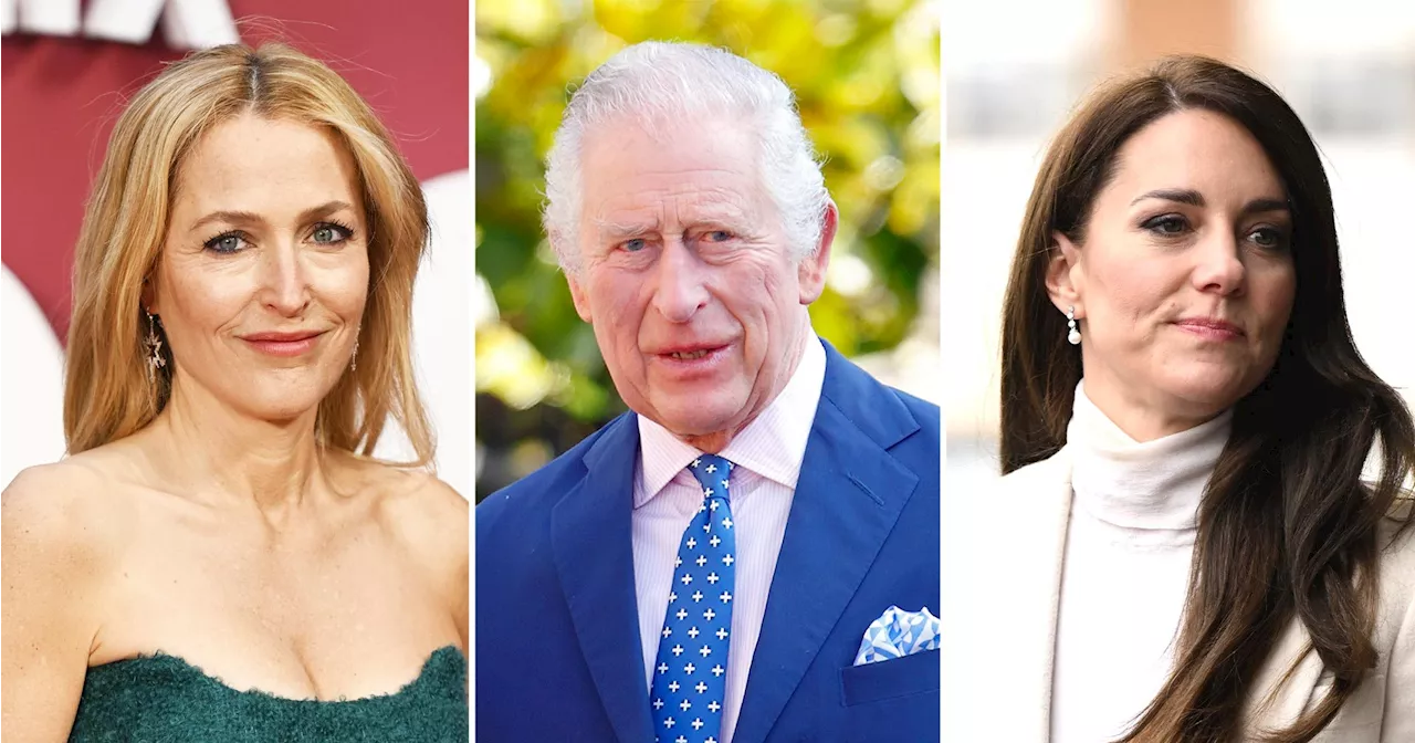 Gillian Anderson Reacts to King Charles, Kate Middleton Cancer News