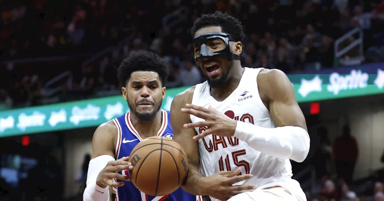 Donovan Mitchell returns from injury, Mobley hits late 3-pointers as Cavaliers edge 76ers 117-114