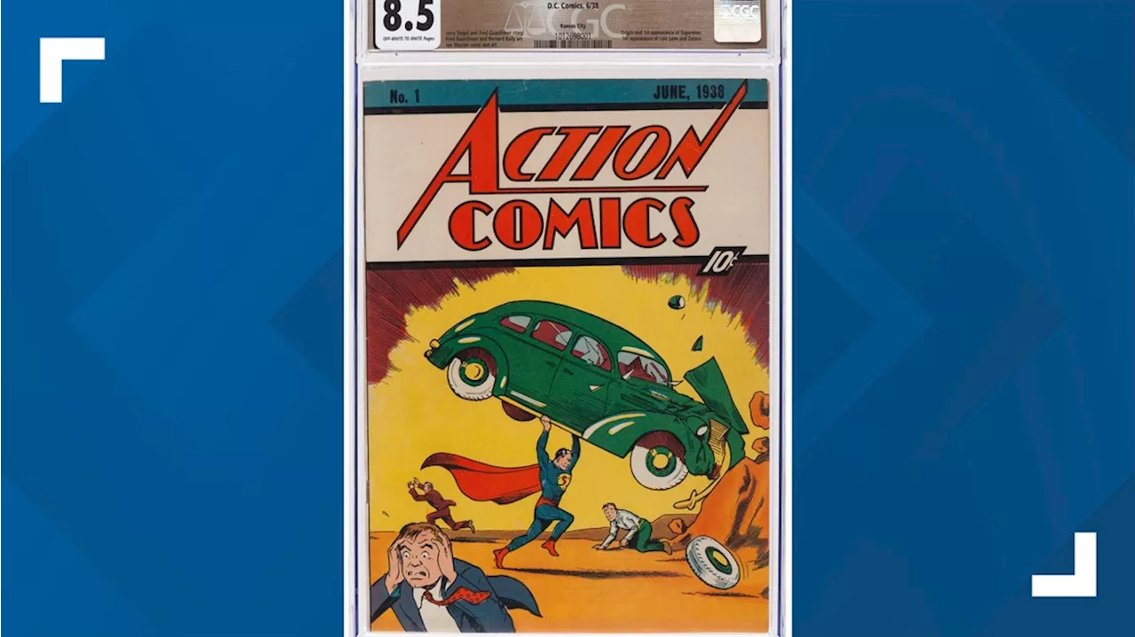 Nearly-pristine copy of the first-ever Superman comic on offer from DFW-based Heritage Auctions