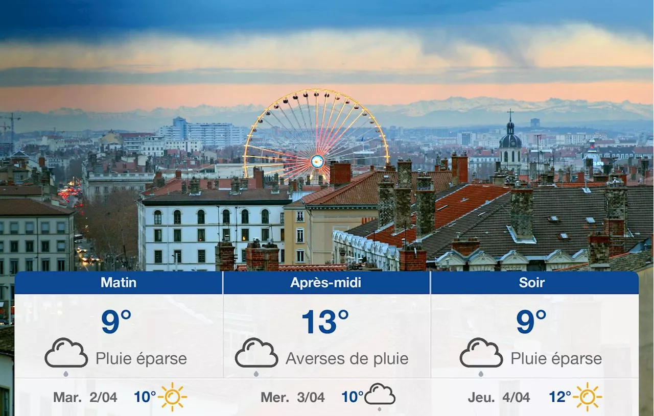 Météo Lyon: prévisions du lundi 1 avril 2024