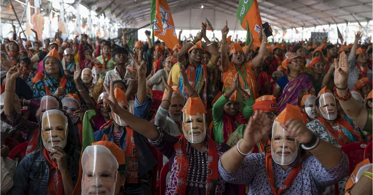 Thousands rally in India's capital as opposition bloc and Prime Minister Modi launch their campaigns