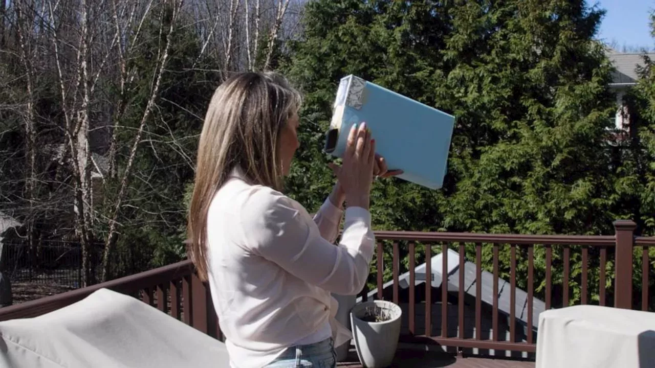 How to make a pinhole projector with a cereal box to safely view an