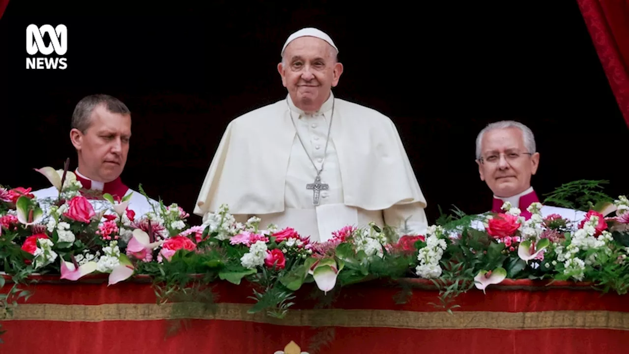 Pope Francis calls for Gaza ceasefire, release of all Israeli hostages in address on Easter Sunday