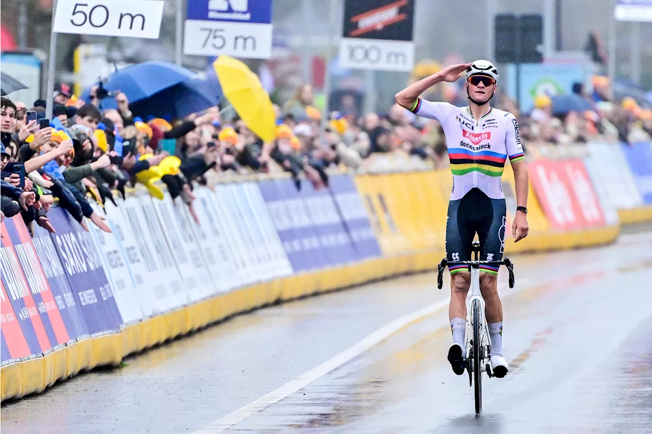 Giro delle Fiandre 2024, Van der Poel firma il tris: Mozzato secondo