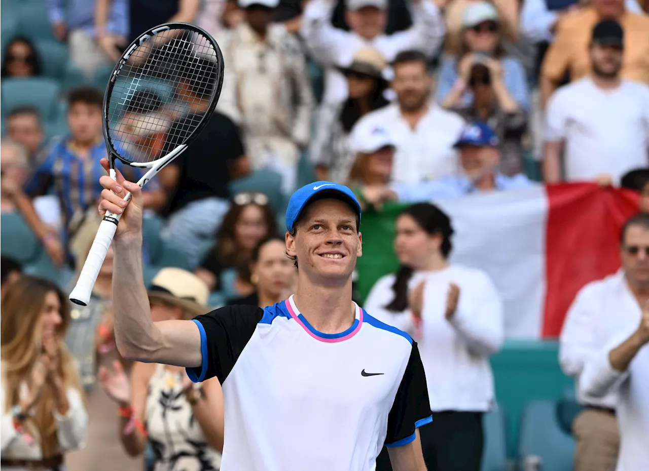 Sinner travolge Dimitrov in finale, titolo a Miami e numero 2 del mondo