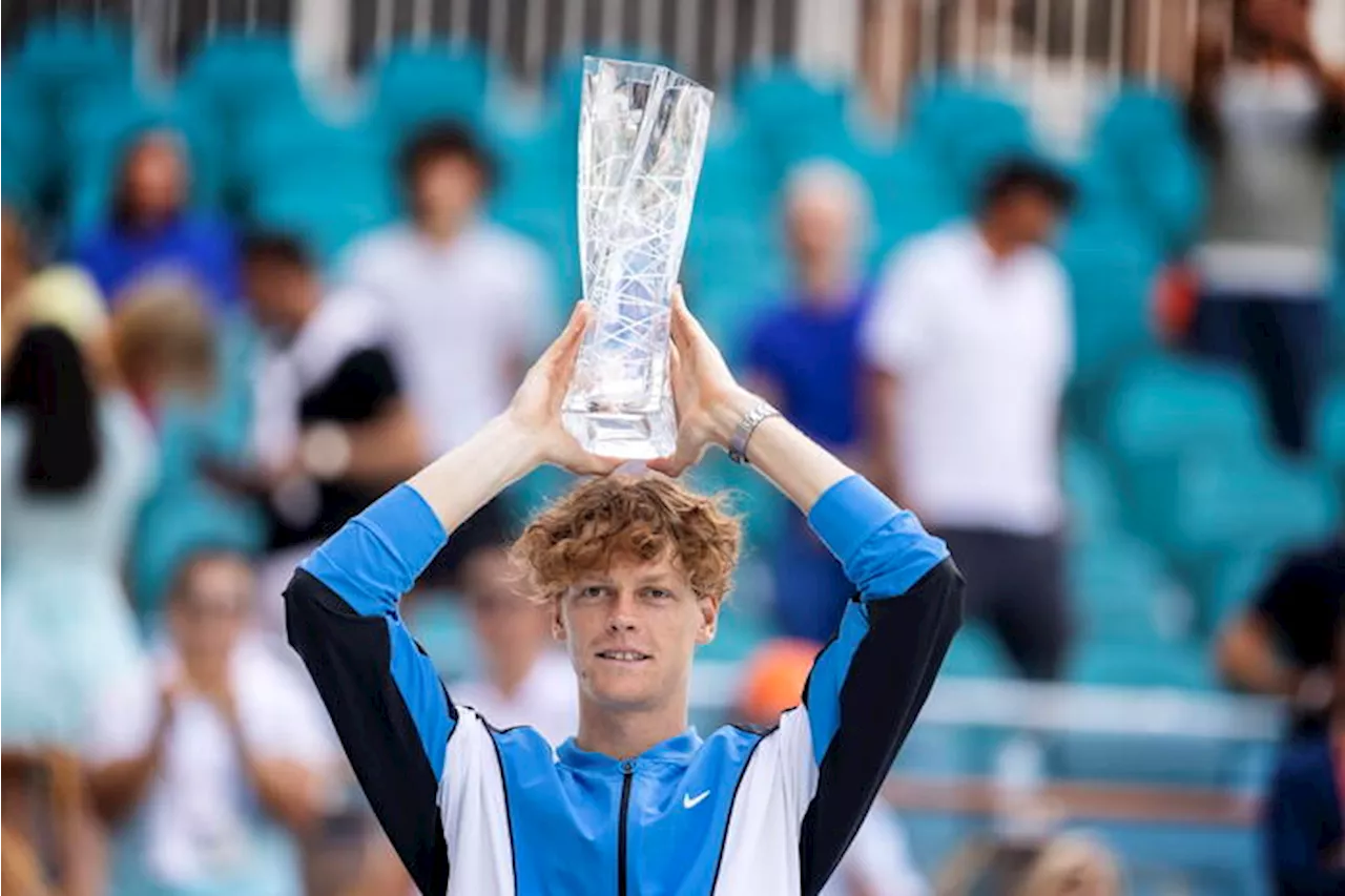 Sinner vince la finale contro Dimitrov a Miami e diventa il n. 2 al mondo