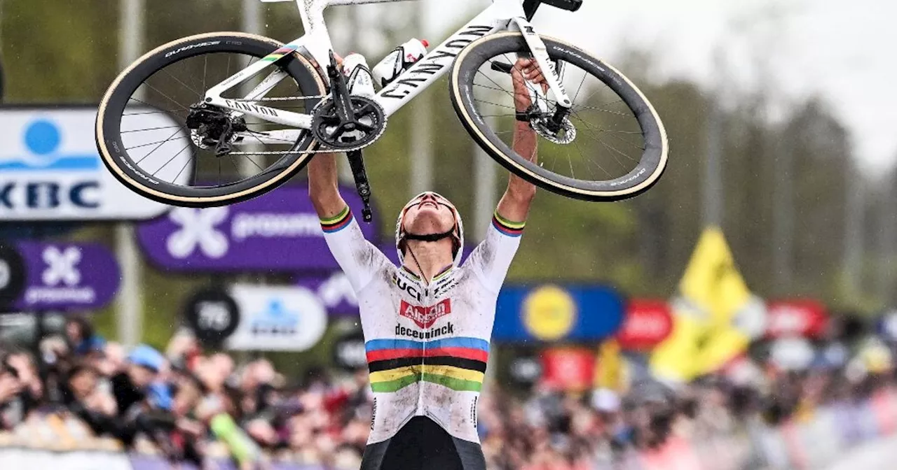 Mathieu Van der Poel vince il Giro delle Fiandre