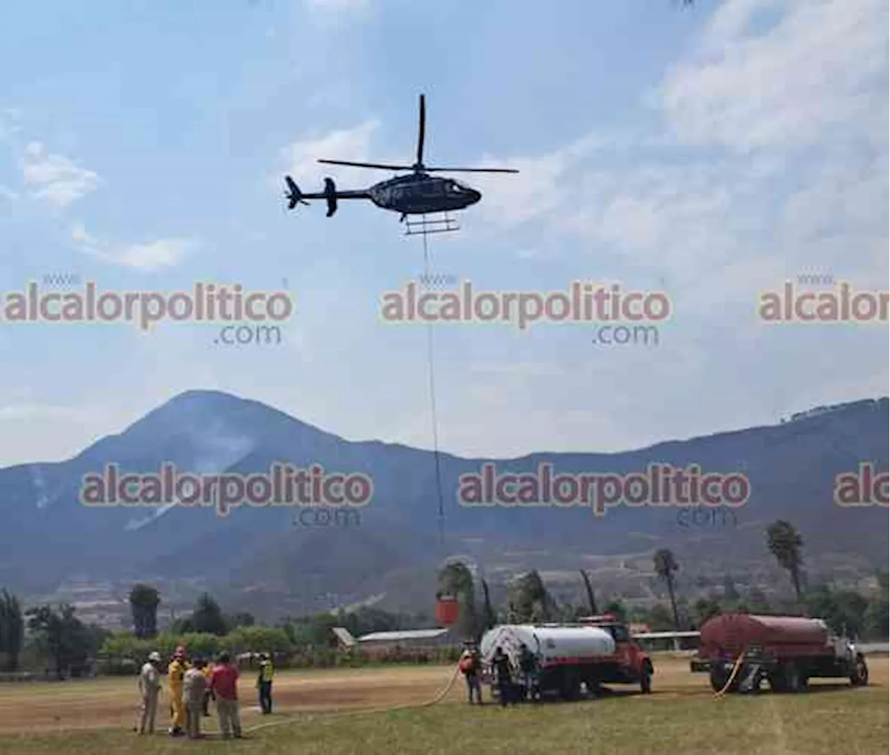 Una semana después, continúa el incendio en Acultzingo-Maltrata-Nogales