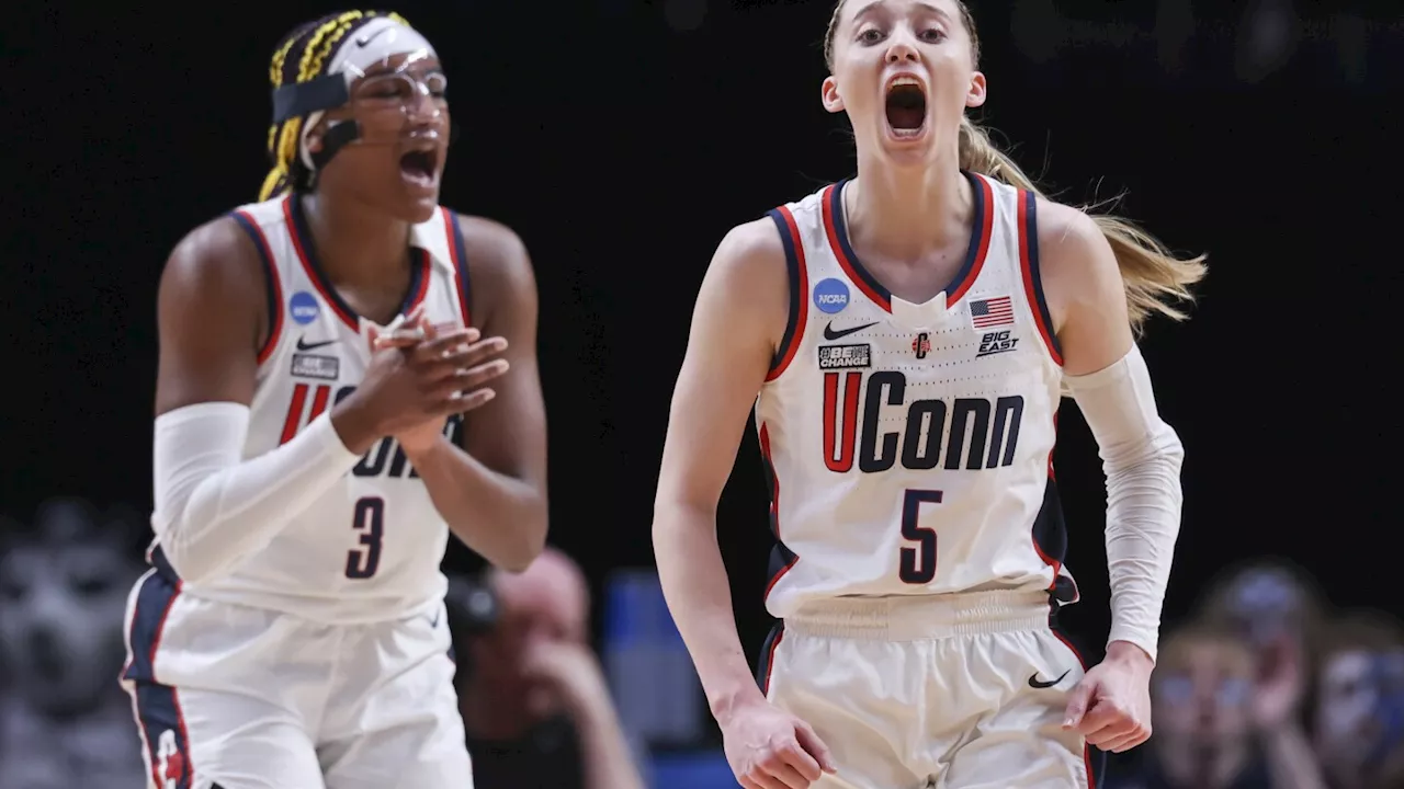 Paige Bueckers leads UConn women into 28th Elite Eight as Huskies hold off Duke 53-45