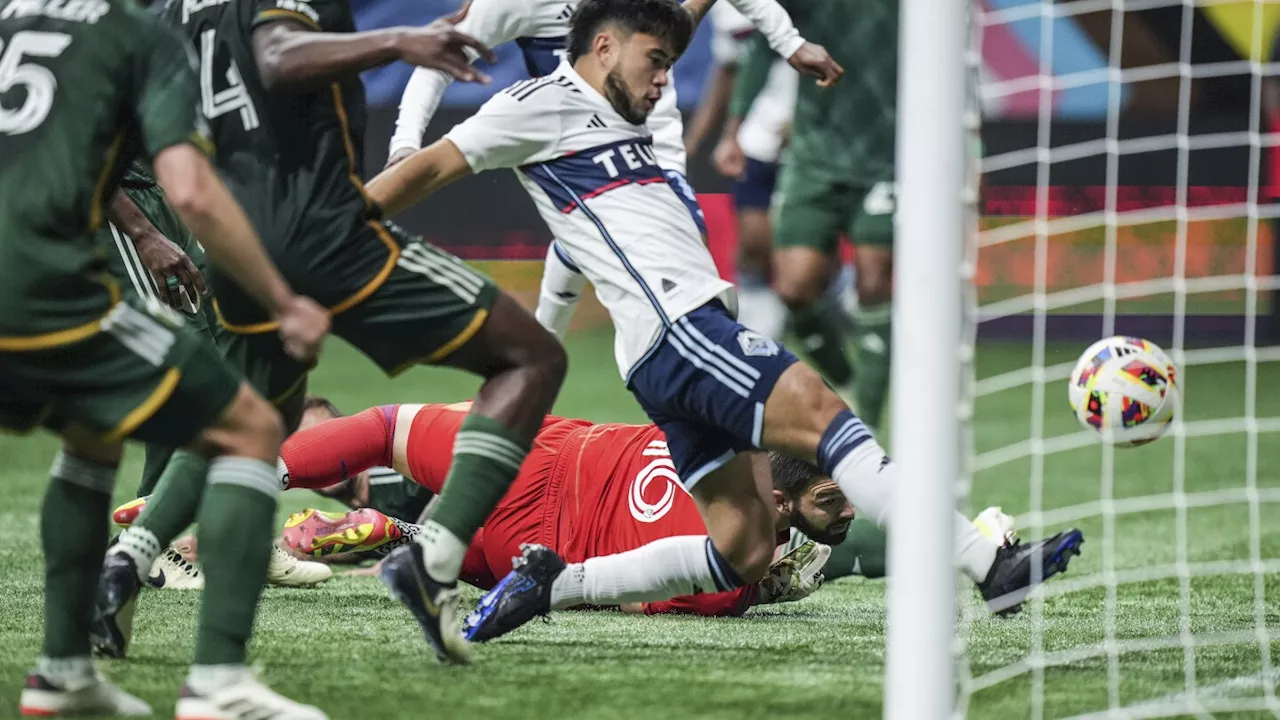 Raposo's late goal gives Whitecaps 3-2 win over Timbers