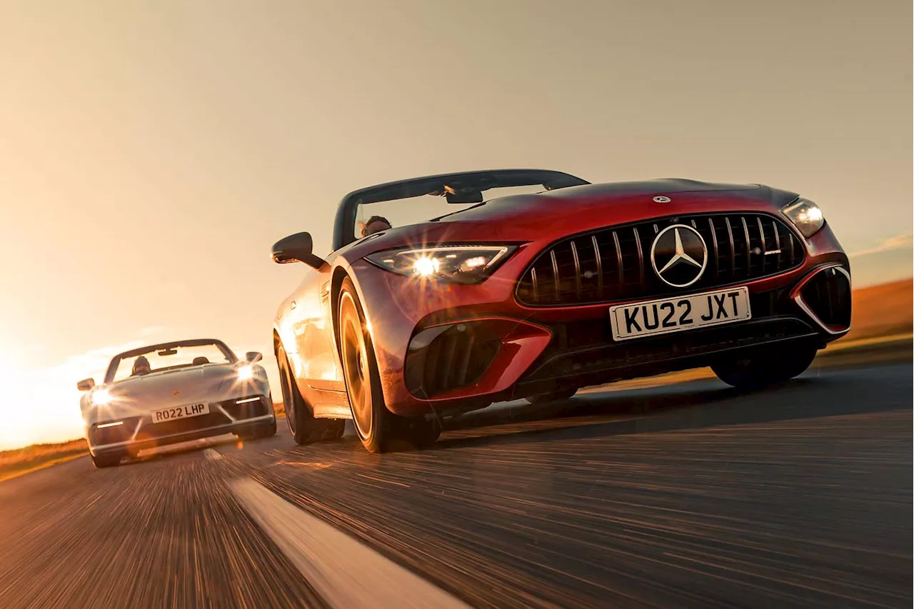 GT showdown: Mercedes-AMG SL 55 vs Porsche 911 GTS