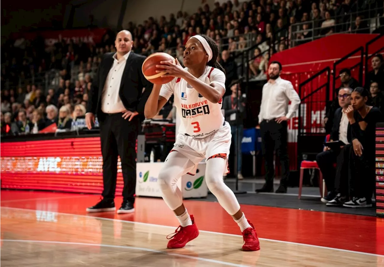 Villeneuve d’Ascq, victorieux de Basket Landes, va finir en tête de la LFB