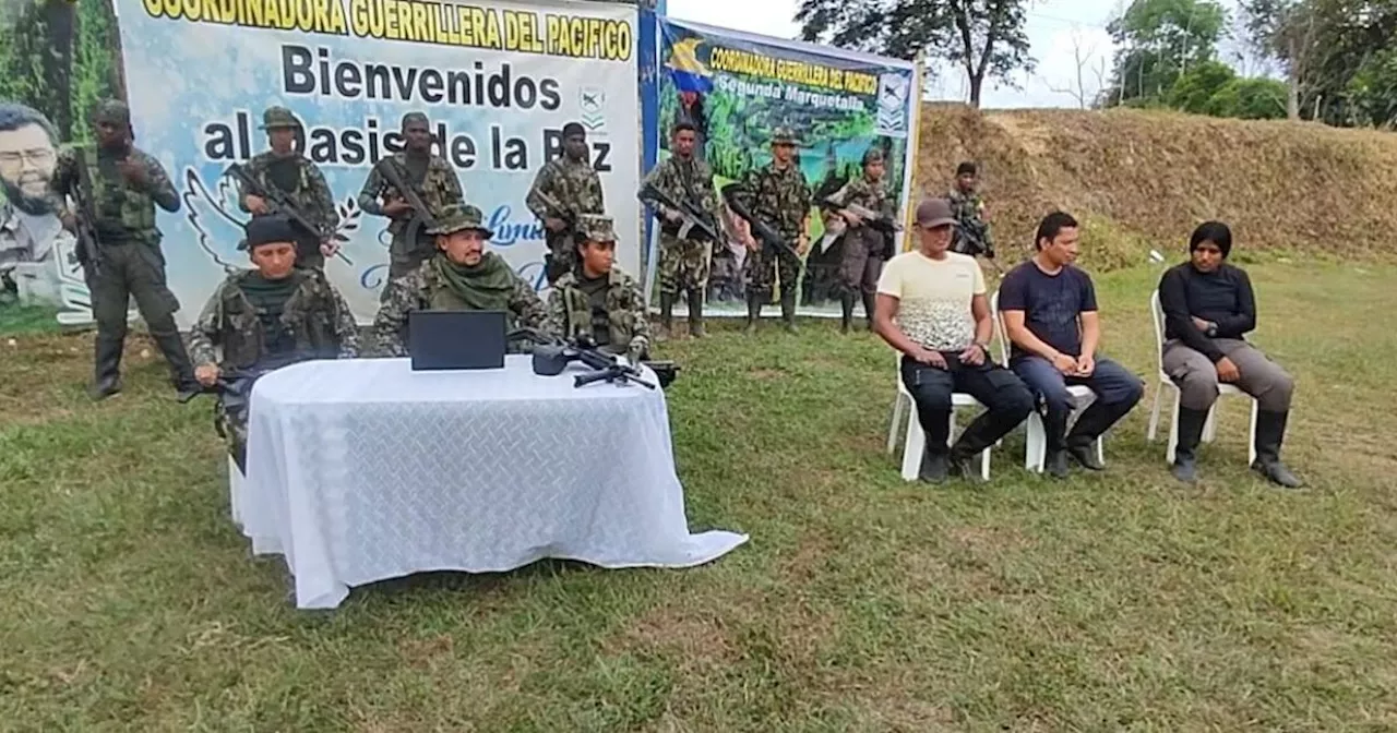 Disidentes de las Farc, liberados en medio de combates de grupos ilegales: CICR verifica su estado