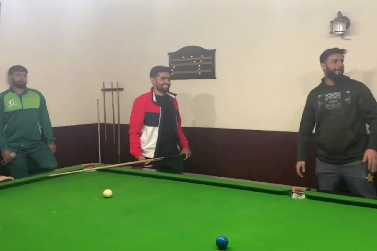 WATCH: Babar Azam and Co. play snooker amid captaincy chaos