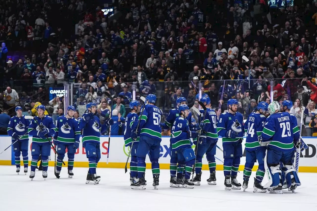 Vancouver Canucks clinch first playoff spot since 2020