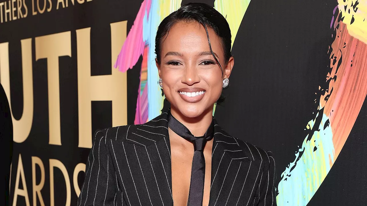 Karrueche Tran is a busty bombshell as she and Sheryl Lee Ralph lead glamour parade at Truth Awards...