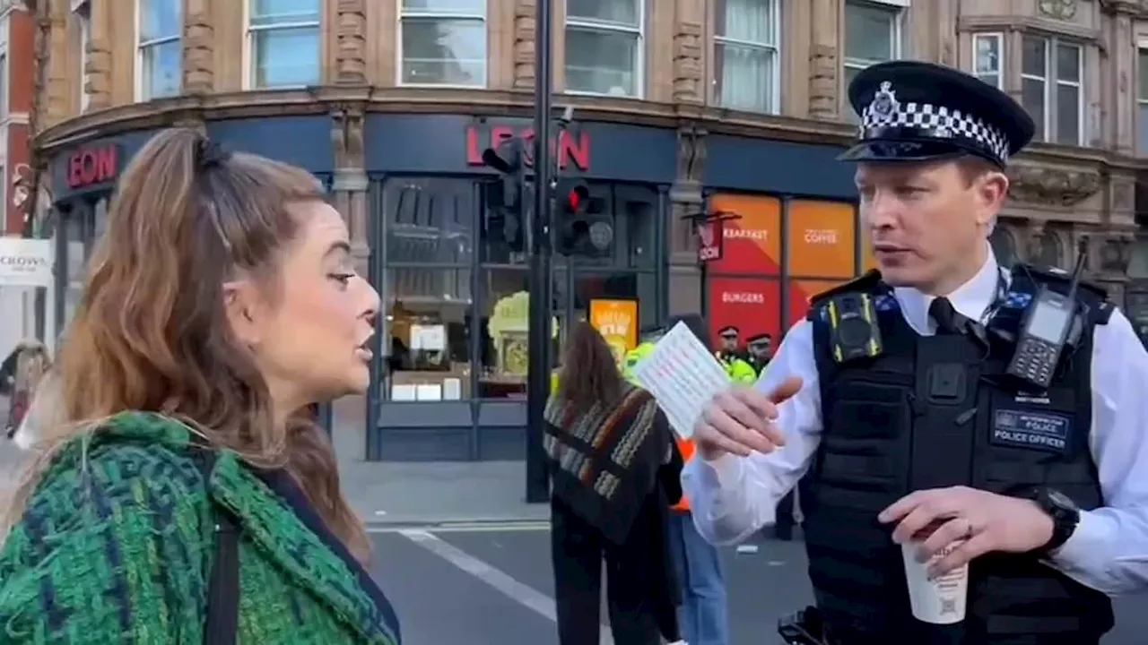 Moment Met Police officer tells Jewish woman that swastikas 'need to be taken into context'