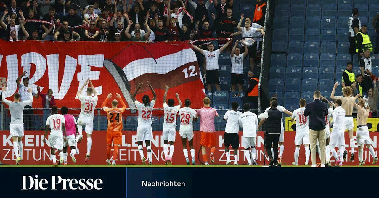 Fußball: Bidstrup schießt Salzburg im Spitzenspiel gegen Sturm zum Sieg