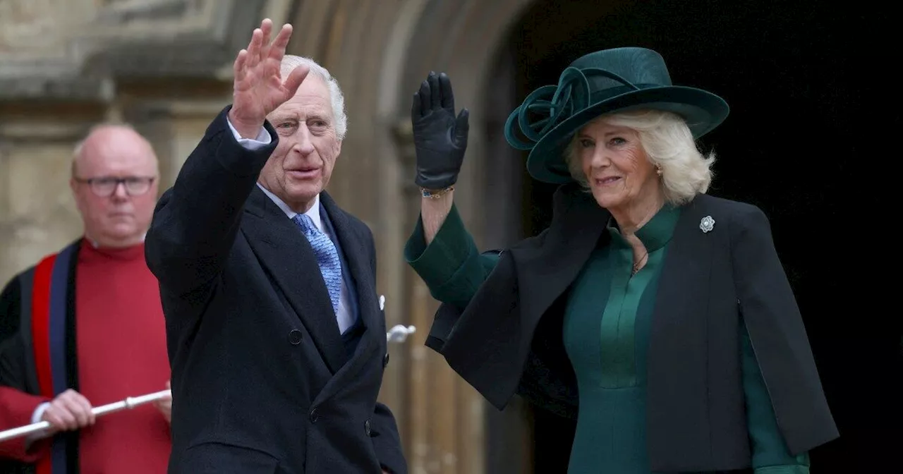 Re Carlo con Camilla alla messa di Pasqua a Windsor: è la principale apparizione pubblica…