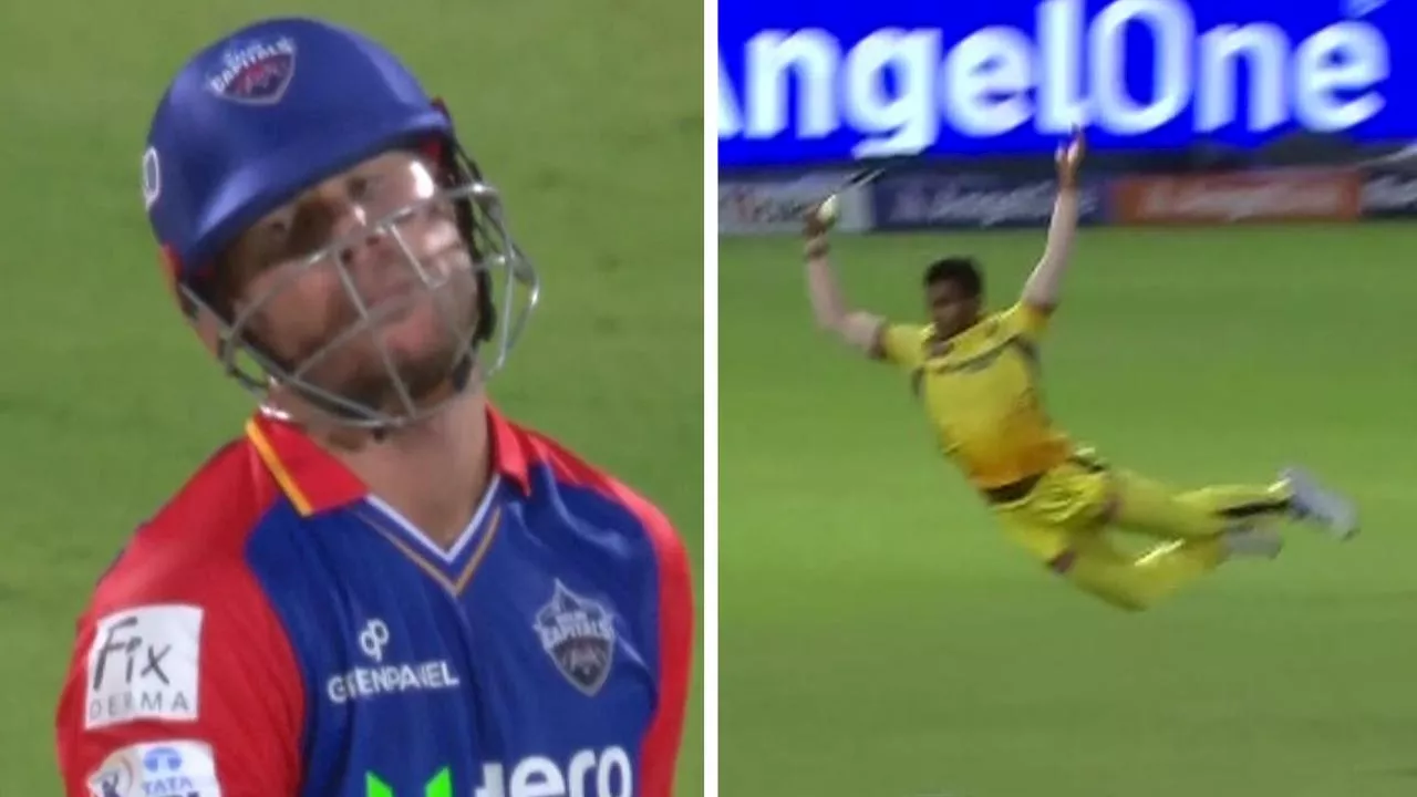 Warner in disbelief over IPL rival’s screamer as Aussie superstar top scores with half ton