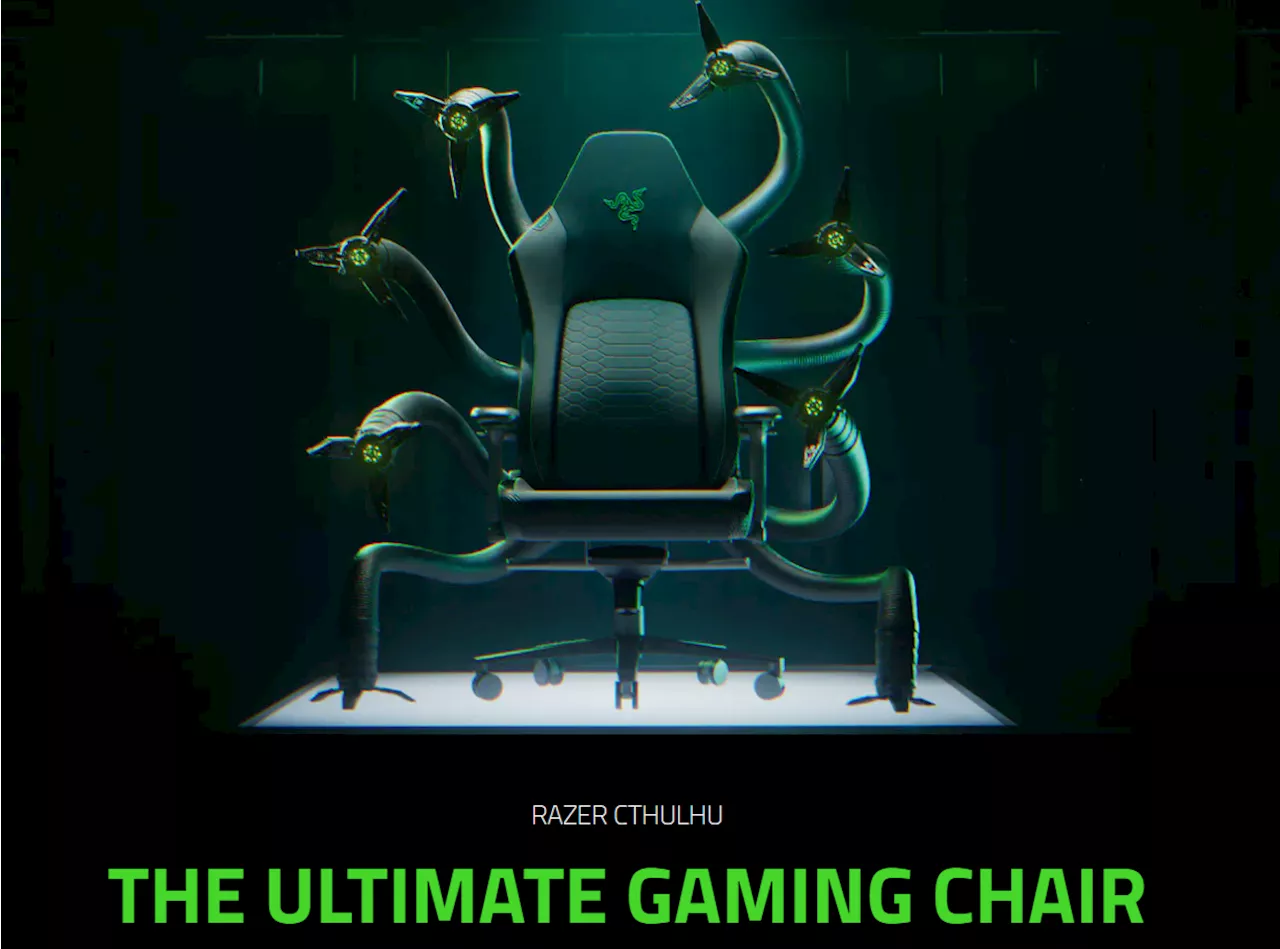 Razer’s April Fools Prank is a Doctor Octopus-like Gaming Chair, the Cthulhu