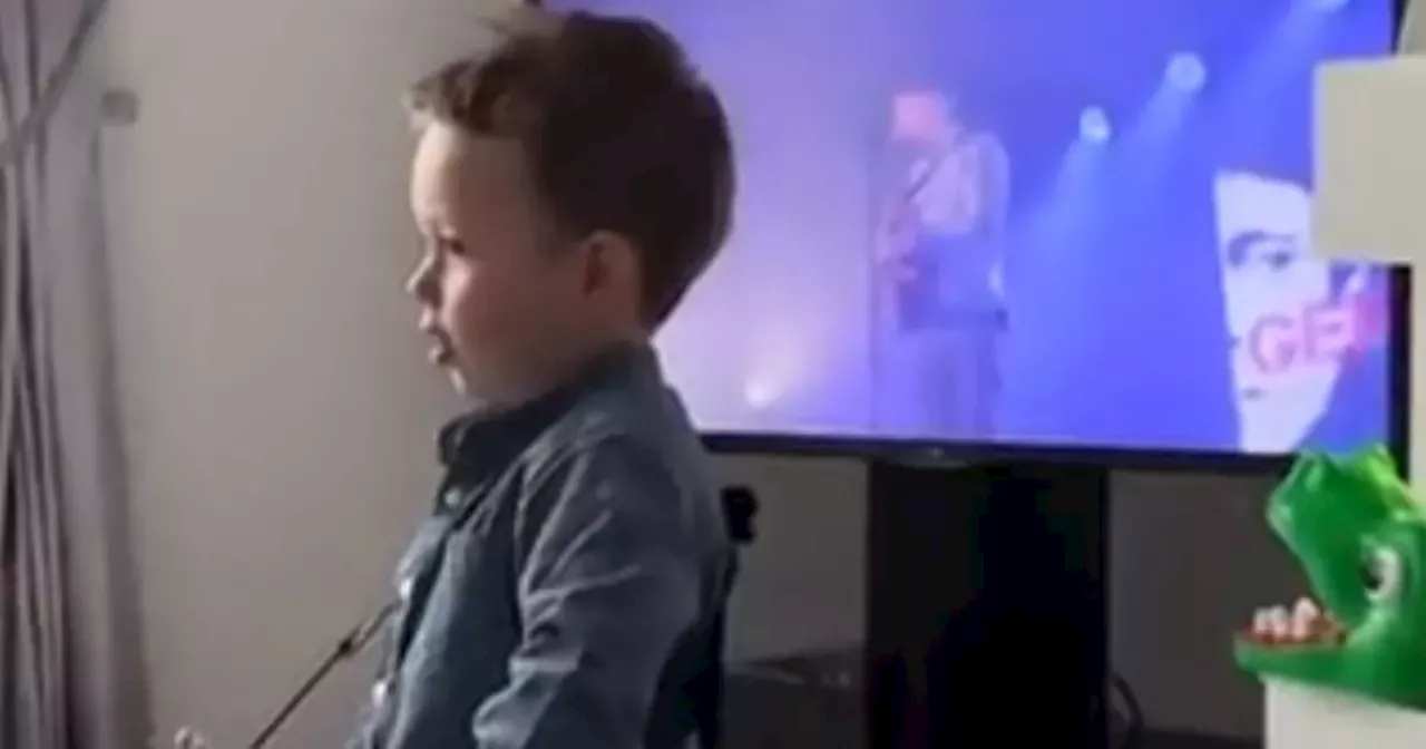 Toddler dubbed next music 'star' after Gerry Cinnamon impression goes viral