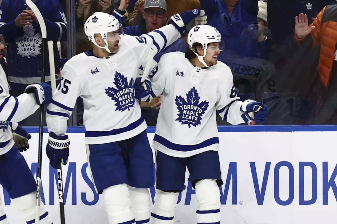 Matthews scores 60th, Samsonov stops 34 shots in Maple Leafs’ 3-0 victory over Sabres