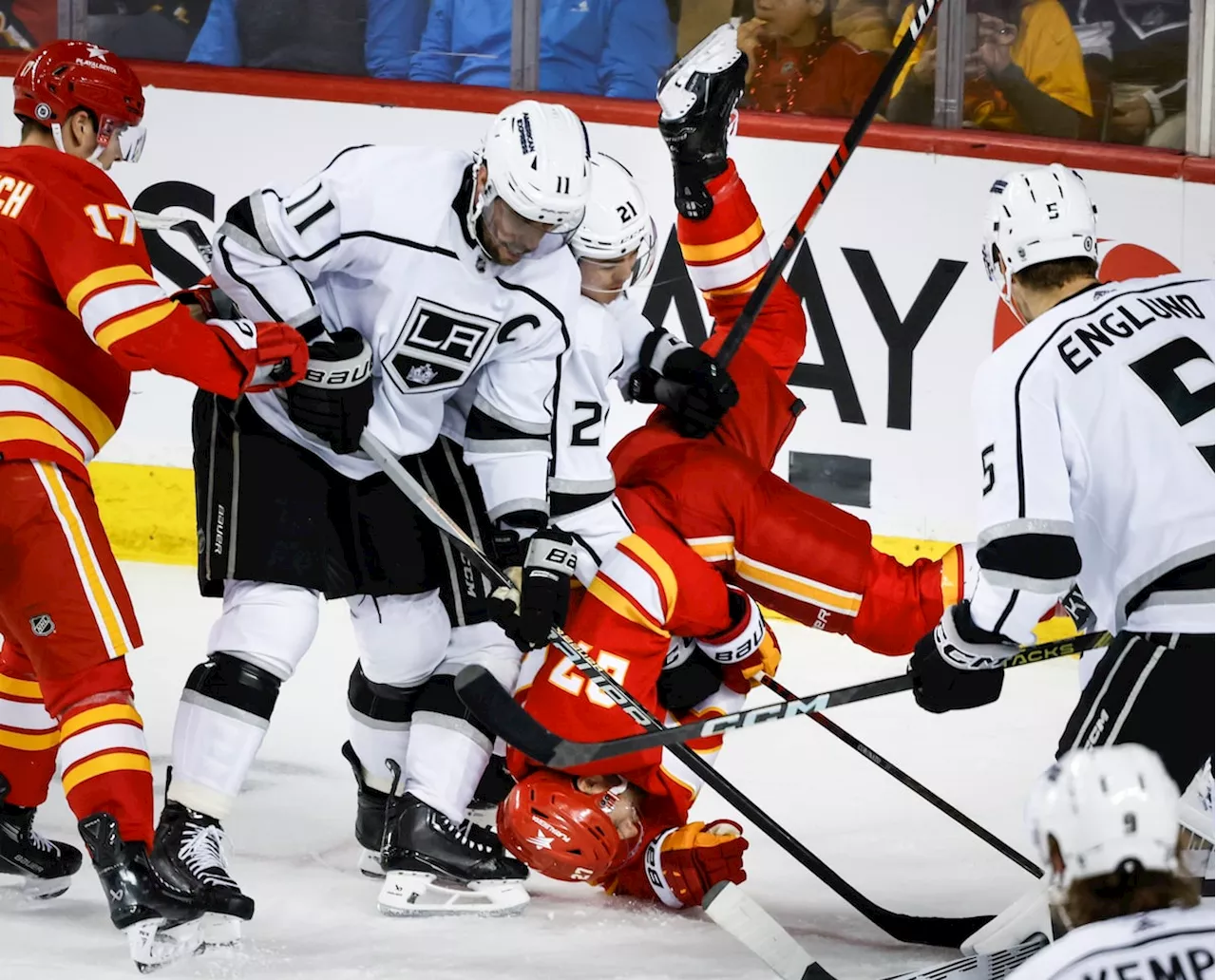 Nazem Kadri helps Calgary Flames to 4-2 win over Los Angeles Kings