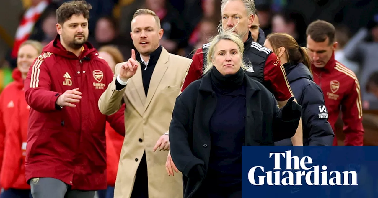 Chelsea’s Emma Hayes criticises ‘male aggression’ of Arsenal’s Jonas Eidevall